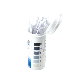 Medidor de Acido Peracetico 0-160ppm, 50 Tiras reactivas