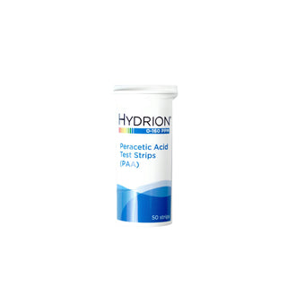 Medidor de Acido Peracetico 0-160ppm, 50 Tiras reactivas