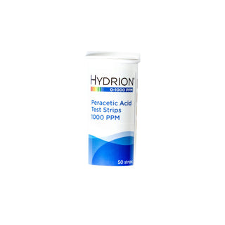 Medidor de Acido Peracetico 0-1000ppm, 50 Tiras reactivas