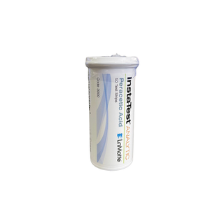 Medidor de Ácido Peracético 0-160ppm LaMo., 50 Tiras reactivas