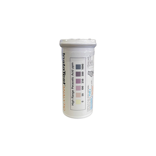Medidor de Ácido Peracético 0-1000ppm LaM., 50 Tiras reactivas