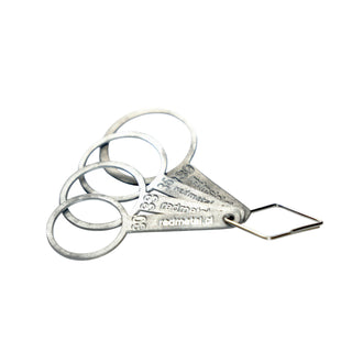 Calibrador Argollas para Ciruelas, metálico 4pcs 30 a 39mm