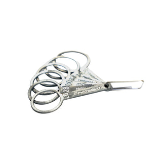 Calibrador Argollas para Nueces, metálico 6pcs 26 a 36mm