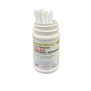 Medidor de Cloro Libre 0-750ppm, 50 Tiras reactivas